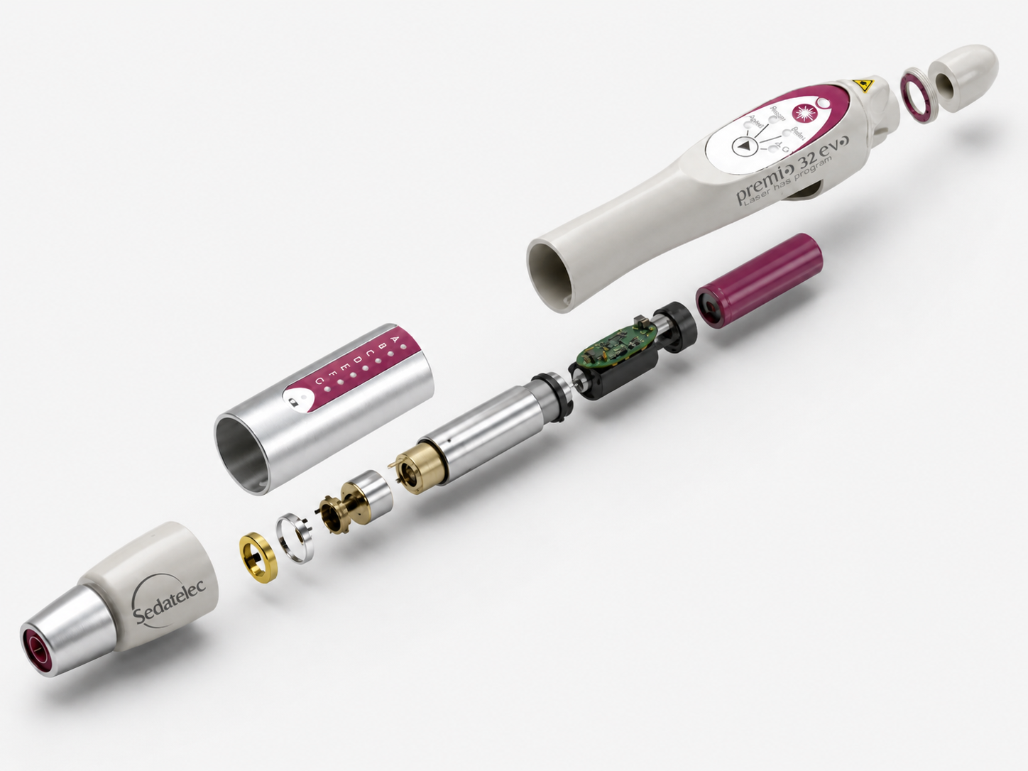 Laser Sedatelec Premio 32 Evo — vue éclatée